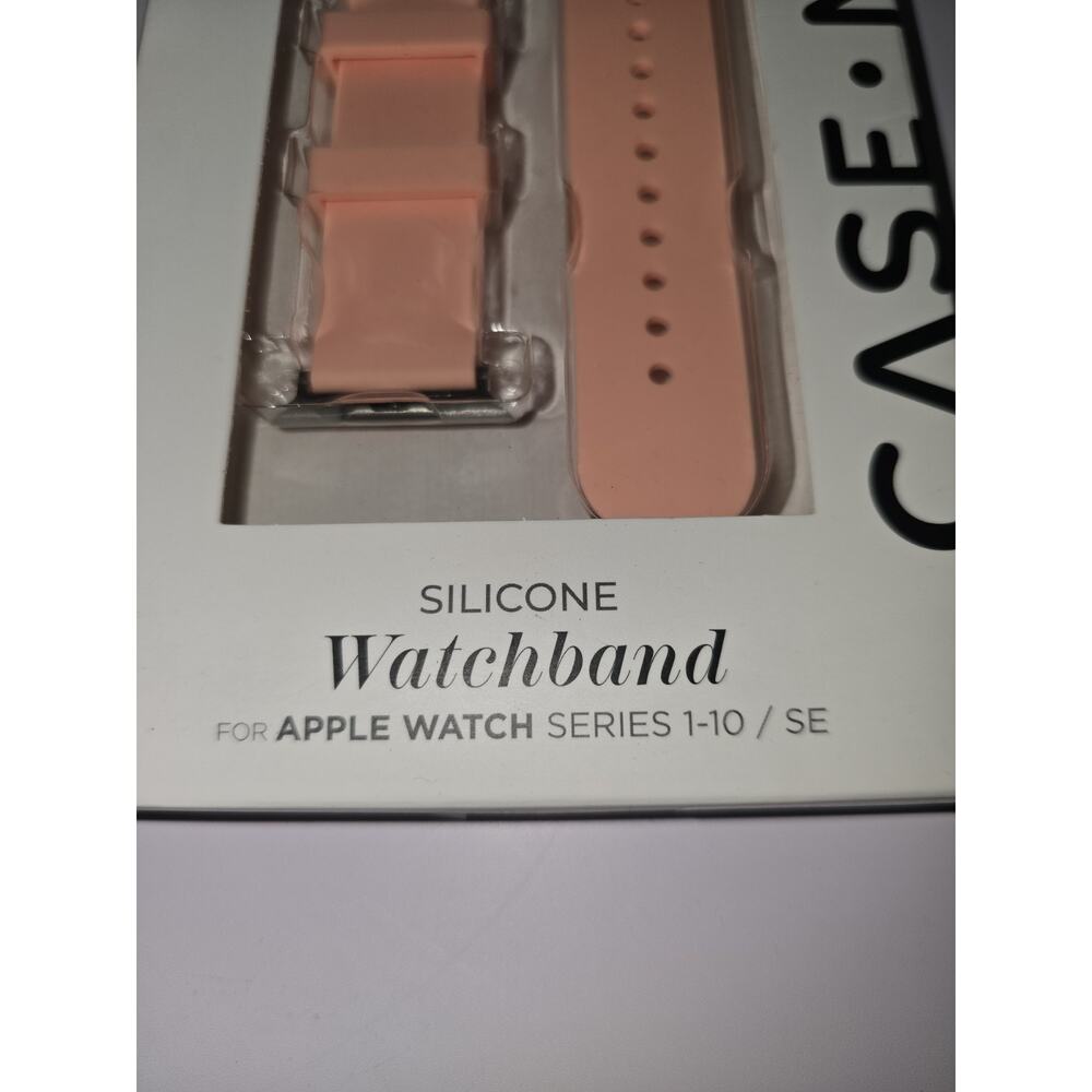 Case Mate Apple Watch Band Black Silicone Fits An Apple Watch - Picture 2 of 3
